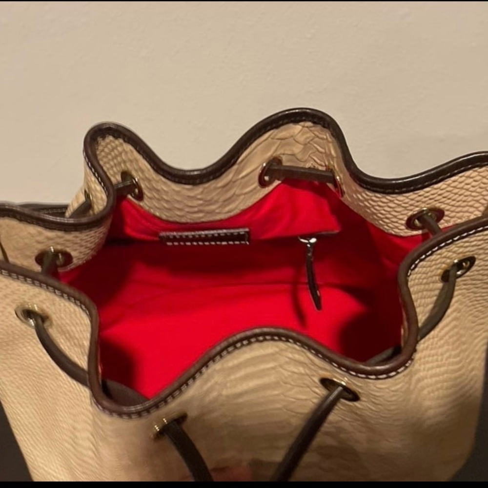 Dooney & Bourke Caldwell Python Embossed Leather … - image 4